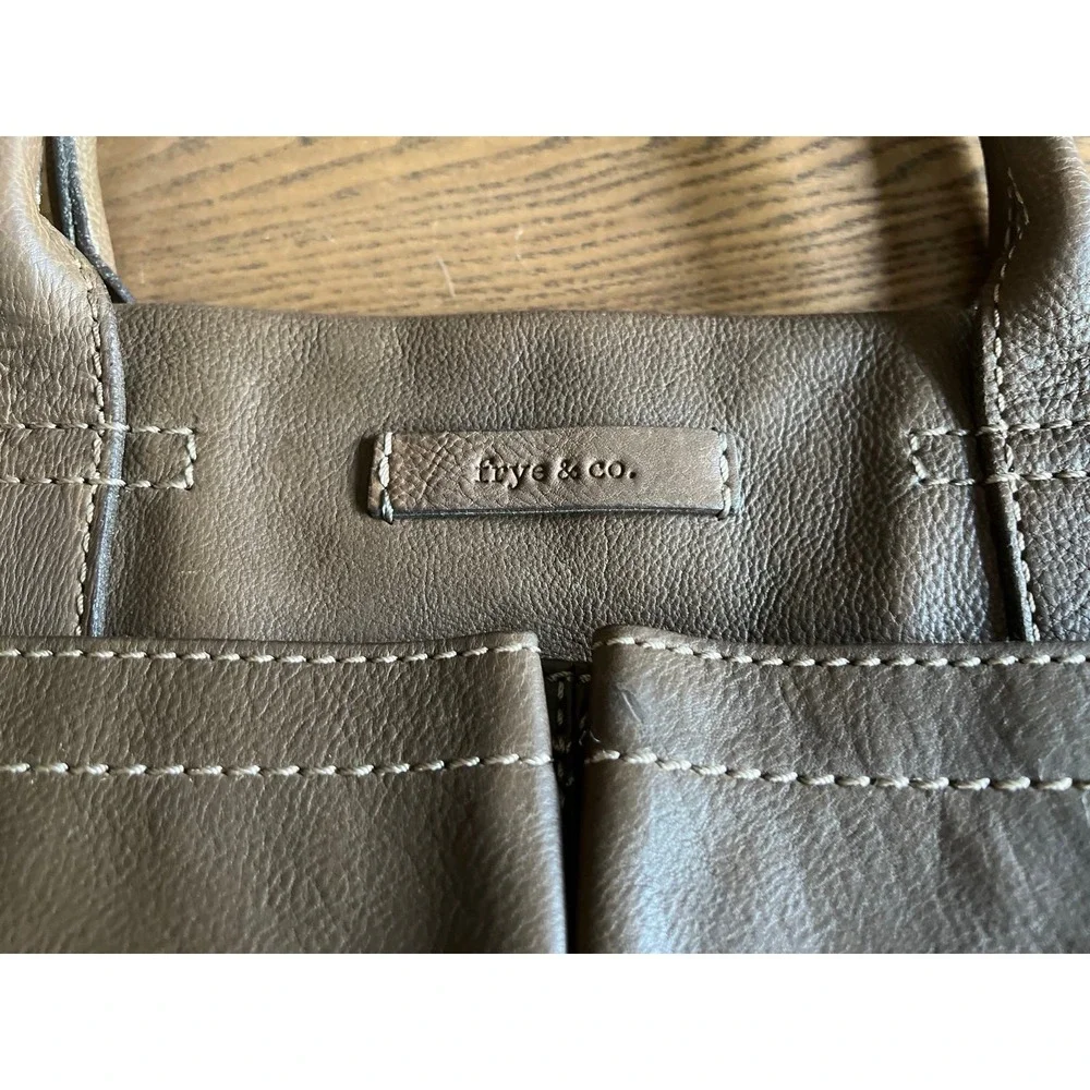 Frye & Co Sellina Artisan Satchel Stone Leather NWT